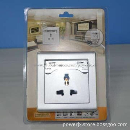 AC USB wall outlet, USB power outlet/silver color wall plug with USB